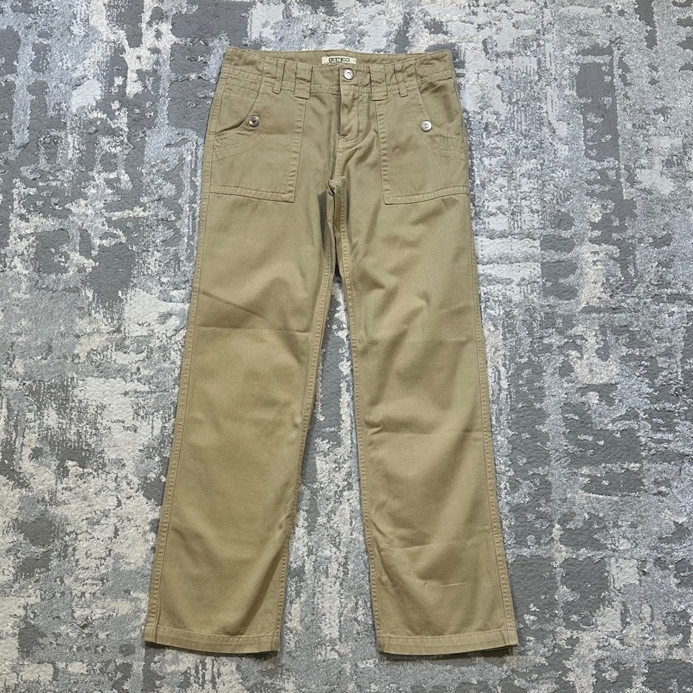 Gramicci Utility Cargo Pants 4 31 Khaki Tan Cotton Straight Leg Gorpcore Hiking